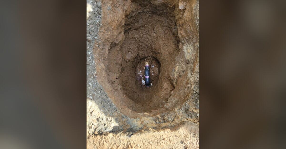 Copper water line slab leak repair on a Newport Beach home