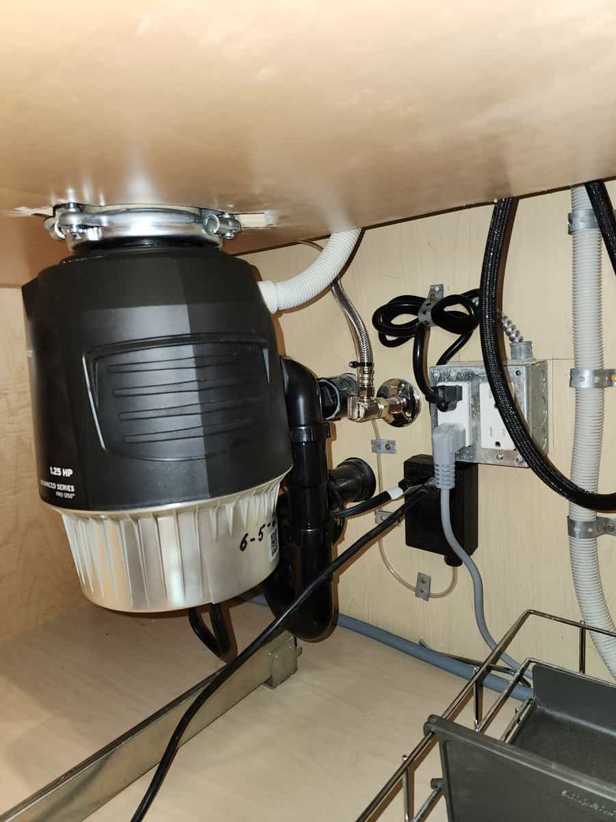 Irvine plumbing repair: under-sink disposal and dishwasher connection