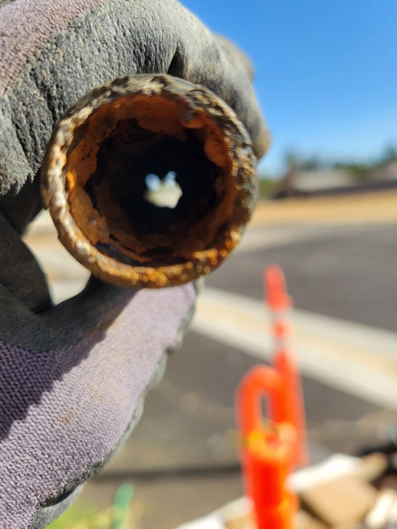 Irvine corroded galvanized riser replaced with copper and a pressure-reducing valve