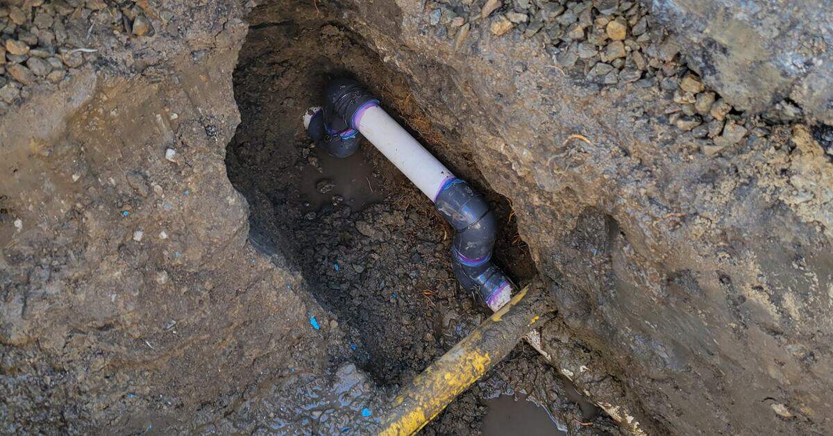 Pinhole leak in a copper water line found during an Anaheim slab leak repair