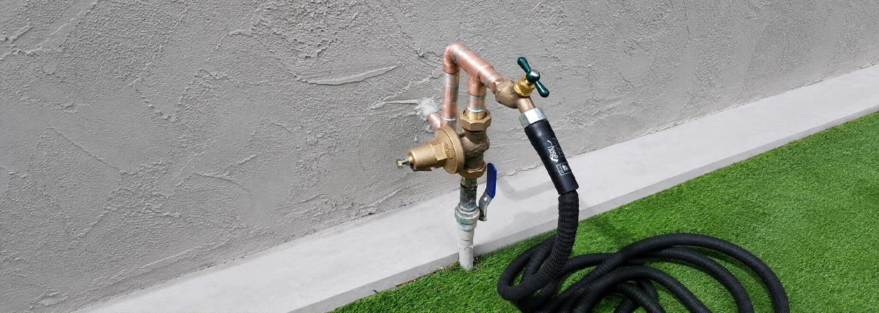 Costa Mesa plumbing repair: pressure regulator replacement at the meter